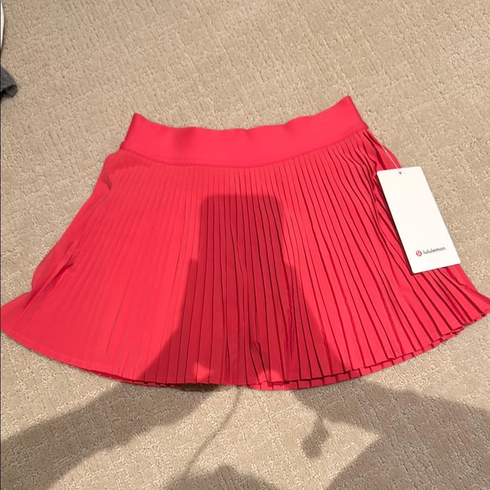 Lululemon varsity HR pleated Tennis skirt